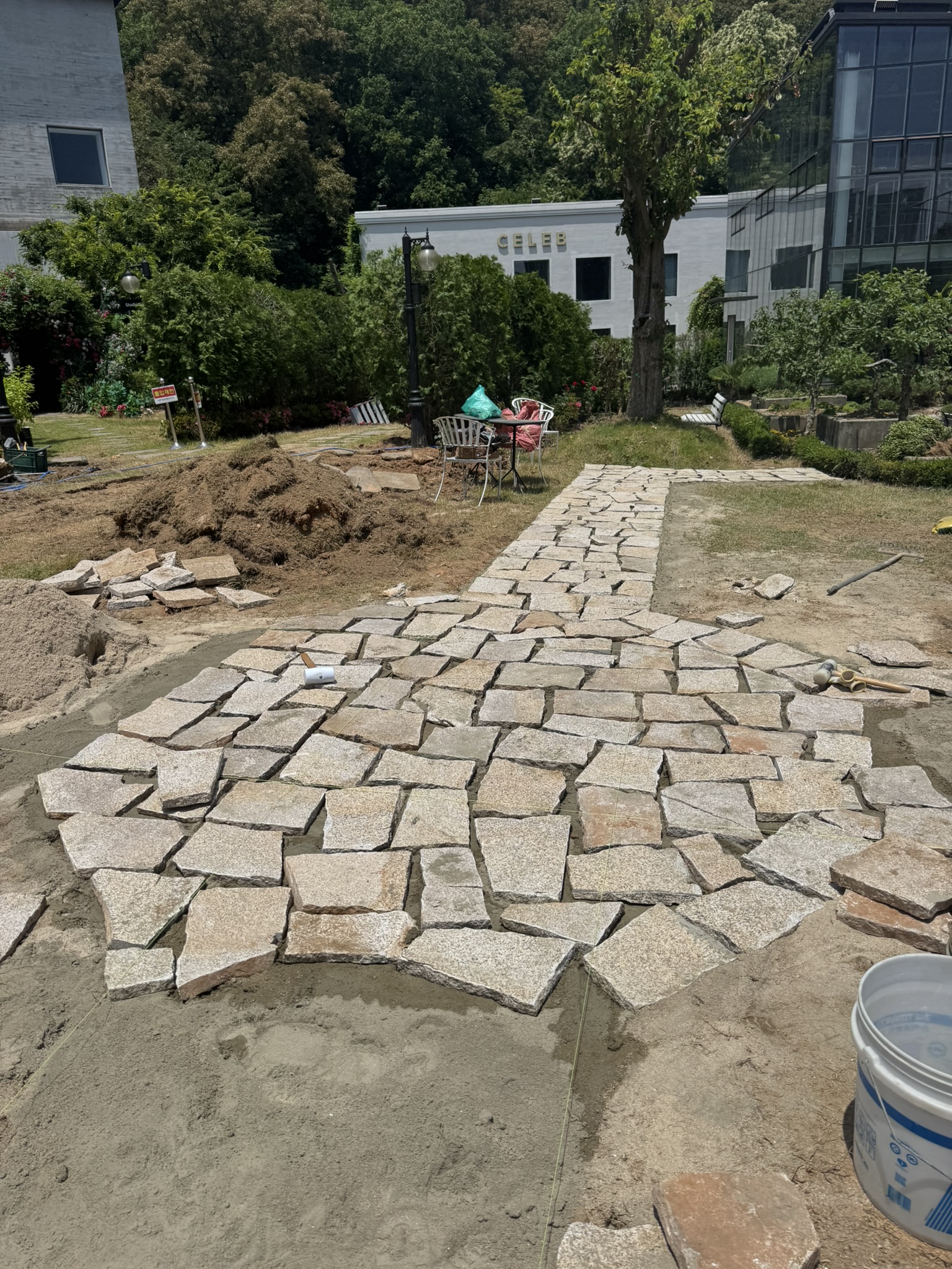 소아르 웨딩 스튜디오 정원 시공